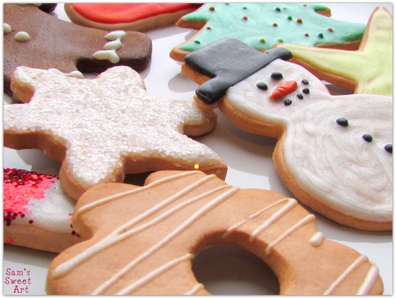 Fake Christmas Cookies Faux Cookies for Santa Vintage Home for the Holidays Display Decor Bakery Sugar Cookie Cut Outs Food Ornaments Milk Il_570xn