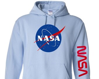NASA Hoodie Pullover Hoodies Men&Women Hood Unisex Sweatshirts Youth kids Adults 