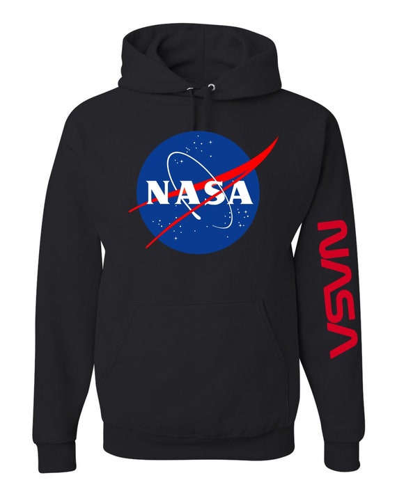 NASA Meatball Insignia Hoodie Space NASA Hooded Sweatshirt | Etsy