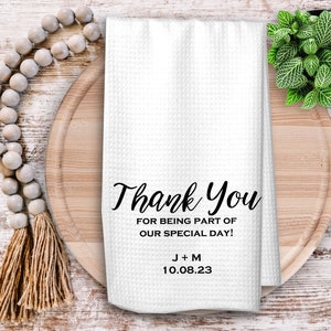 Design Your Own Kitchen Towel, Personalized Tea Towel, Housewarming Gift, Custom Dish Towel with your Photo or Text Willow Script