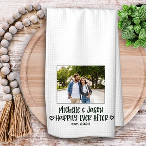 Design Your Own Kitchen Towel, Personalized Tea Towel, Housewarming Gift, Custom Dish Towel with your Photo or Text Lemonade