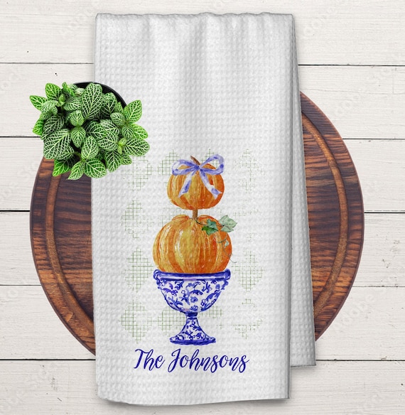 Chinoiserie Hand Towels Chinoiserie Vases Towel Personalized Family Tea Towel Mother s Day Gift Bridal Shower Gift Etsy