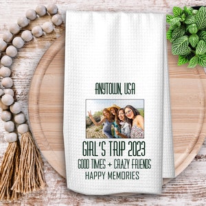 Design Your Own Kitchen Towel, Personalized Tea Towel, Housewarming Gift, Custom Dish Towel with your Photo or Text Skinny