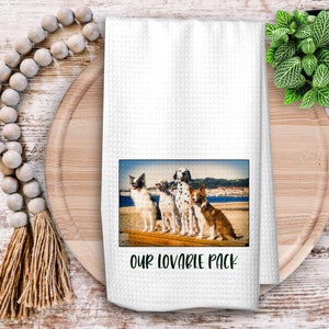 Design Your Own Kitchen Towel, Personalized Tea Towel, Housewarming Gift, Custom Dish Towel with your Photo or Text Sugar