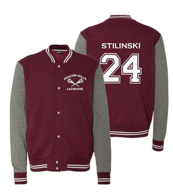 Beacon Hills Lacrosse Teen Wolf Stilinski Lahey McCall Unisex Varsity Jacket