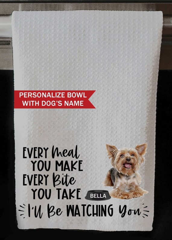 Download Dish Cloths Towels Yorkie Mom Yorkshire Terrier Microfiber Kitchen Tea Bar Towel Gift For Animal Dog Lover Handmade Products