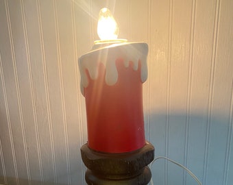 Empire Plastics blow mold candle (12") - 1969