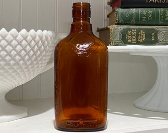 Amber glass flask