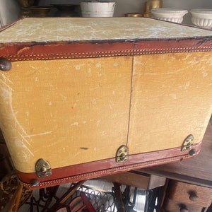 RARE square suitcase image 7