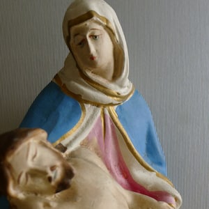 Chalkware Pieta from viaticum