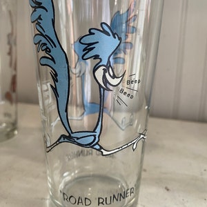 Gobelets en verre de collection Looney Tunes Pepsi 1973 choisissez votre style image 5