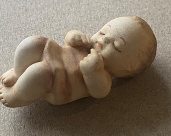 Small porcelain baby figurine, replacement Baby Jesus nativity figurine [Germany]