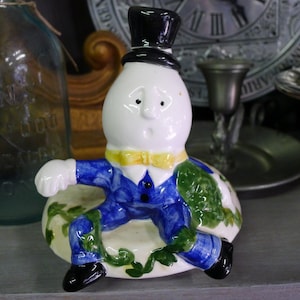 Humpty Dumpty ceramic cookie jar lid