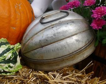 Moule de cuisine en étain antique #10