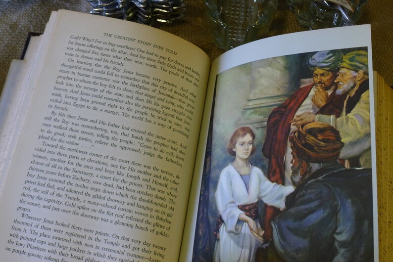 The Greatest Story Ever Told book by Fulton Ourslerleather Etsy