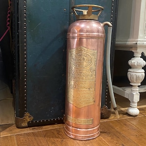 Copper and brass fire extinguisher