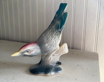 Midcentury ceramic bird figurine