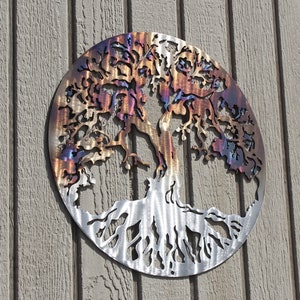 Largest Tree for Woodsy Decor - Metal Tree - Garden Art