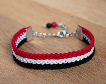 Yemeni flag bracelet, Flag of Yemen friendship bracelet