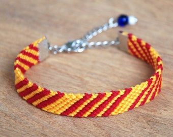 Catalan flag friendship bracelet, Flag of Catalonia