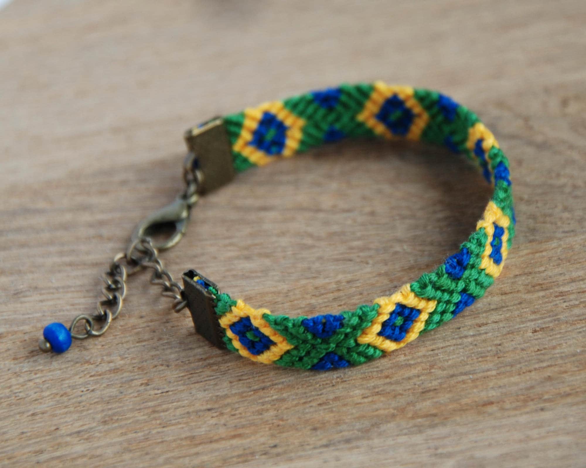 Pulsera bandera brasileña, Brasil Brasil Brasil bandera bandera regalos