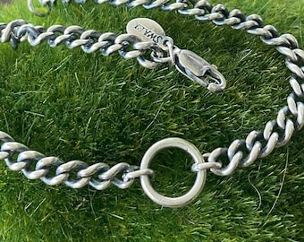 Curb chain bracelet.  Sterling silver curb chain bracelet. made to order in your size.