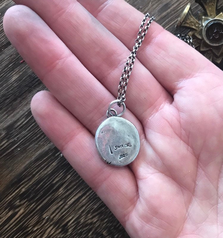 Resurgam.... I Will Rise Again.. Latin Motto Silver Necklace Etsy