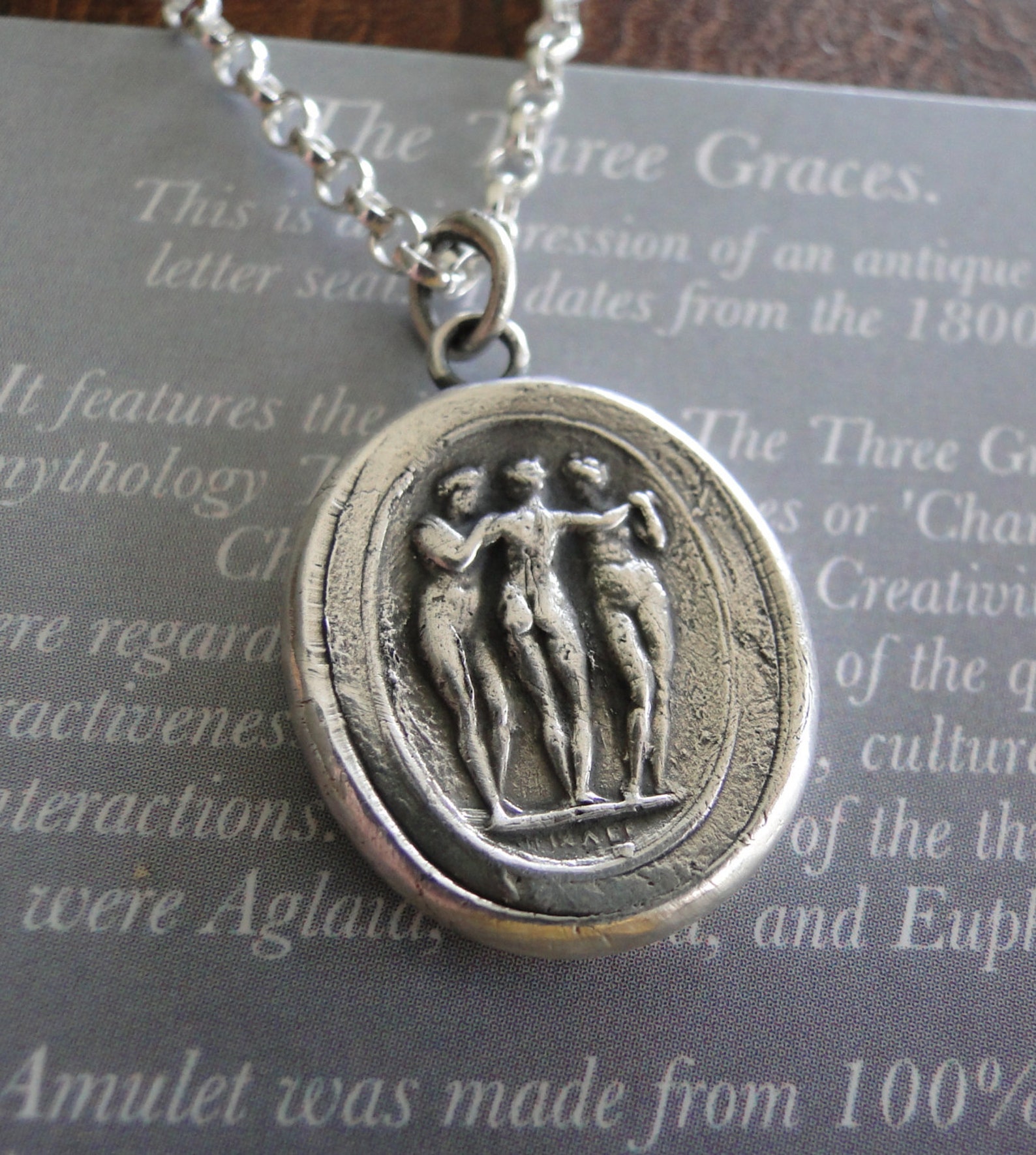 The Three Graces.. Charm Beauty and Creativity. Sterling | Etsy