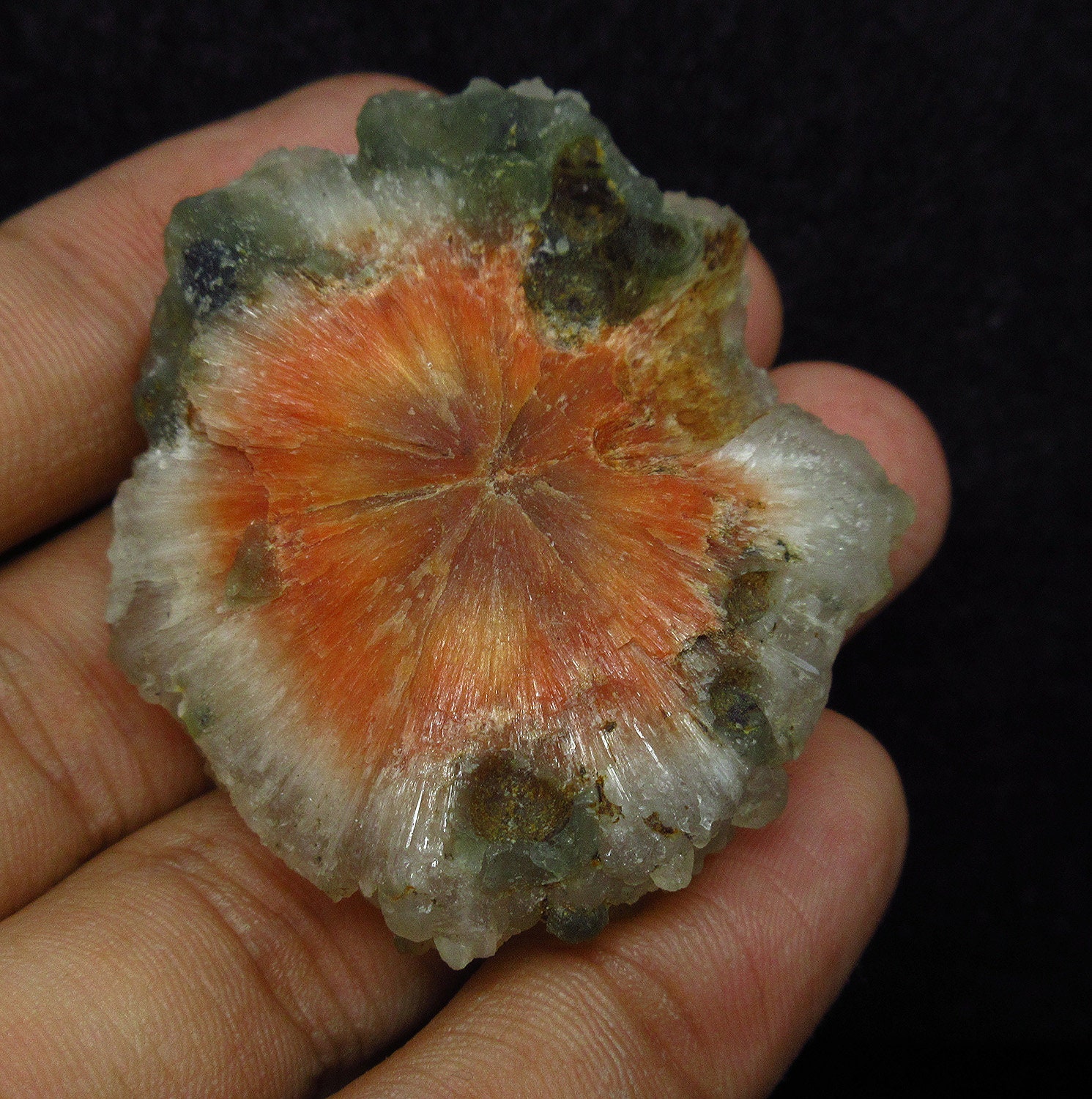 カルセドニー入りレッドスコレサイト（非貴石天然石）# 3774 - Etsy 日本