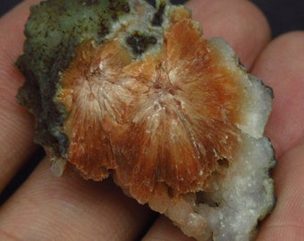 カルセドニー入りレッドスコレサイト（非貴石天然石）#3648 - Etsy 日本