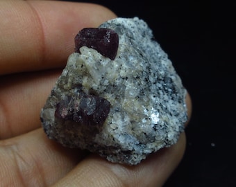 Corundum var. Ruby on matrix (Nonprecious natural mineral) #2540