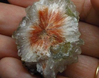 カルセドニー入りレッドスコレサイト（非貴石天然石）# 1578 - Etsy 日本