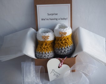 La Grossesse Revele Aux Grands Parents Annonce De Bebe Etsy