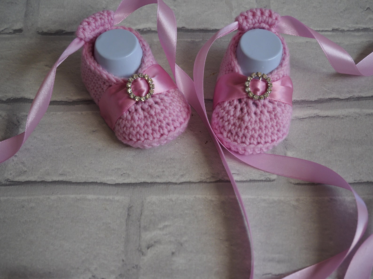 baby christening booties
