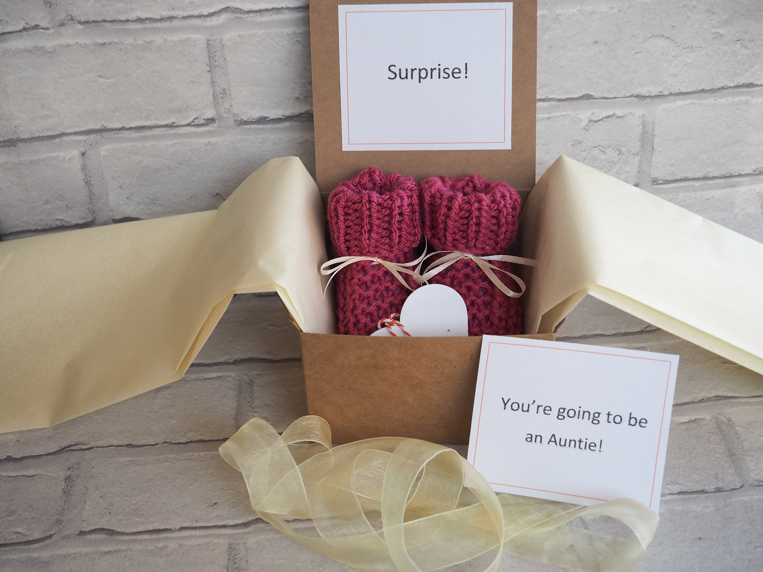 Pregnancy announcement gift pregnancy reveal to grandparents | Etsy