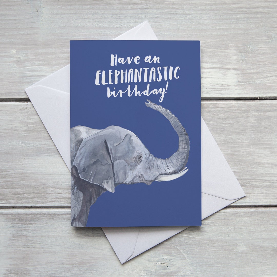 An Elephant a Day: Elephant No. 148: Tissue Paper Cutout