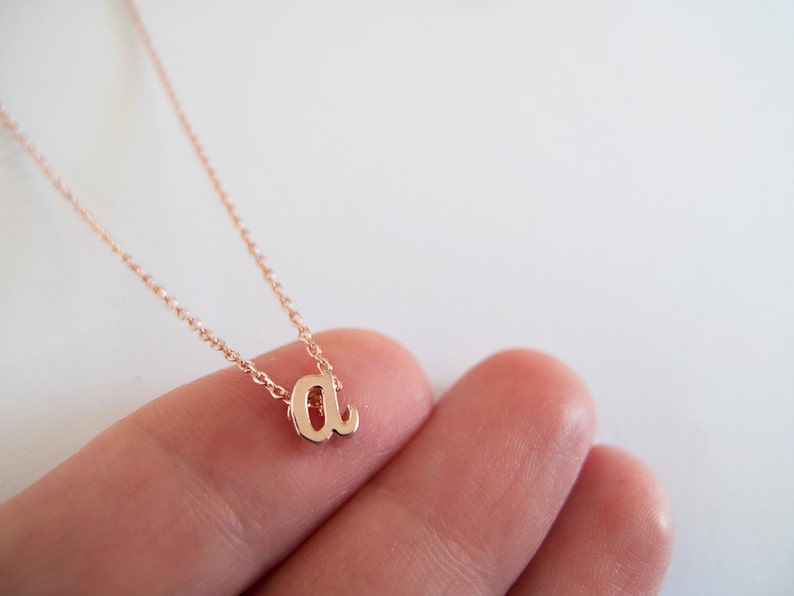 Everyday Jewelry Rose Gold Gold or Silver Personalized Necklace Gift for Her