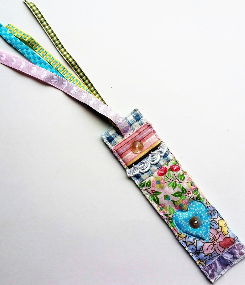 Patchwork Bookmark Quilted Fabric Bookmark Booklovers Gift Etsy
