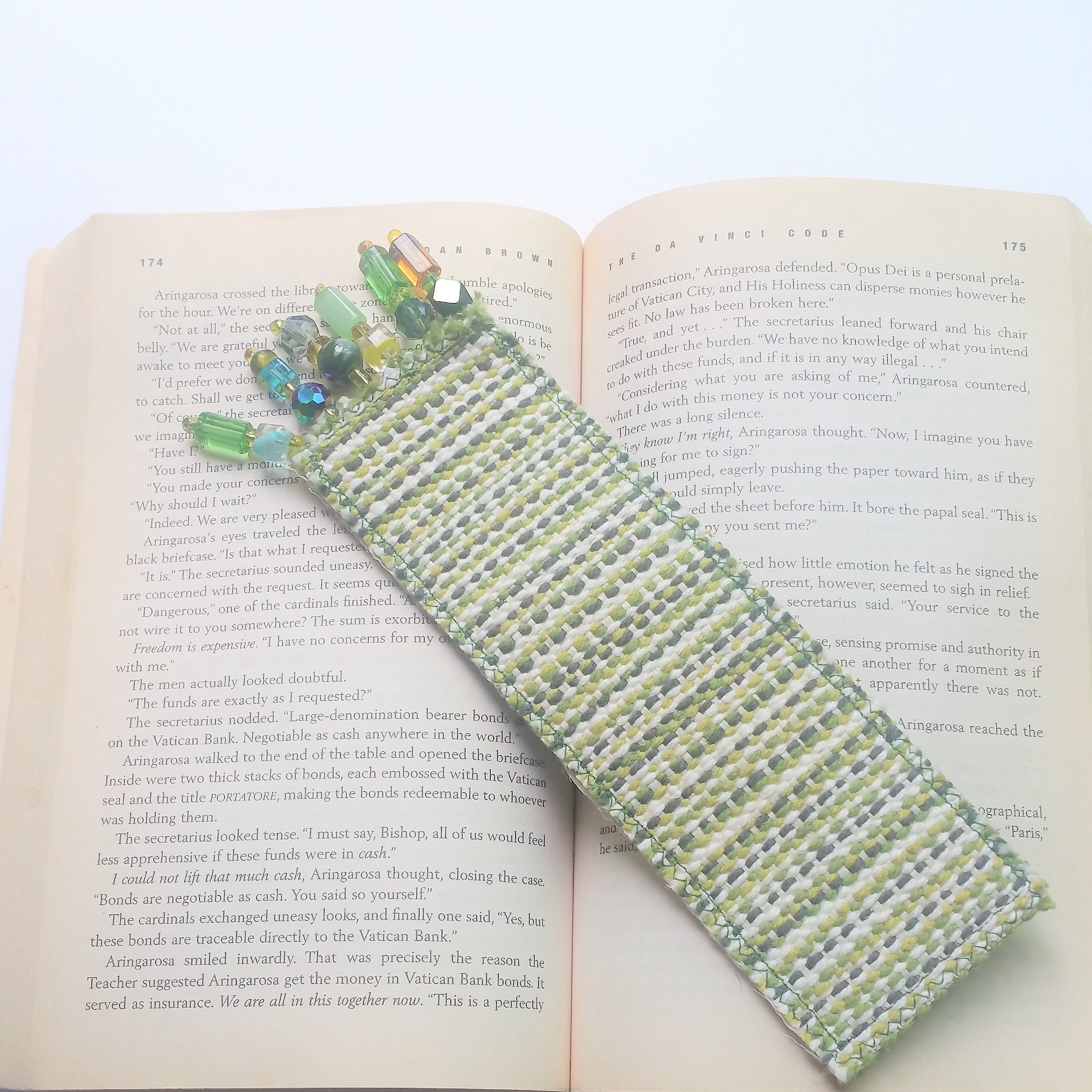 Woven Fabric Bookmark Eco Friendly Bookmark Book Lover Etsy