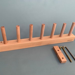 W026 - Warping Posts  - With Clamps and Removable Pegs
