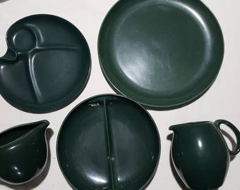 5 Pieces Russel Wright Iroquois Casual Parsley Green - Sold as a lot or by the piece