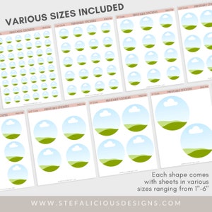 Canva Template. Create printable sticker sheets. Drag and drop your images, art, and designs in to the frames to instantly create sticker sheets to use or sell. Customize Branding. Includes circle, square, rectangle, and hexagon in various sizes.