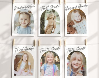 Graduation Decorations 2024, Graduation Photo Banner, Grad Party Decor, Minimalist Graduation Banner 2024, High School Graduation Decoration
