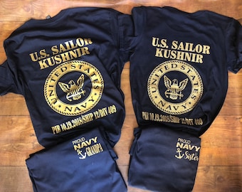 Navy Shirt. Family shirts. Navy Graduation. Armed Forces. Military. U.S Navy. U.S. Sailor