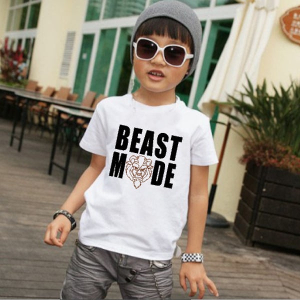 Beast Mode tshirt. Beast. Boy Shirt. Toddler Beast Shirt. Kids Beast Shirt.