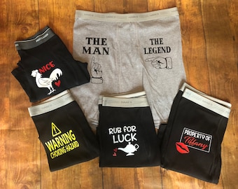 Funny Men's Boxer Briefs. the Man, the Legend Boxers, Gift for Him. Sexy  Men's Boxers, Novelty Gift for Him, Funny Men's Underwear, 