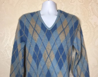 1960s Vintage Mohair Zip Cardigan: Sears Kings Road V-neck - Etsy