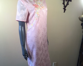 Vintage pink ASIAN DRESS M