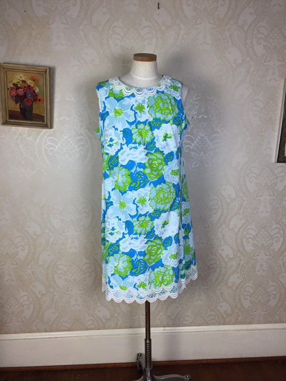 60s Lilly Pulitzer, The Lilly Dress, Sm - image 1