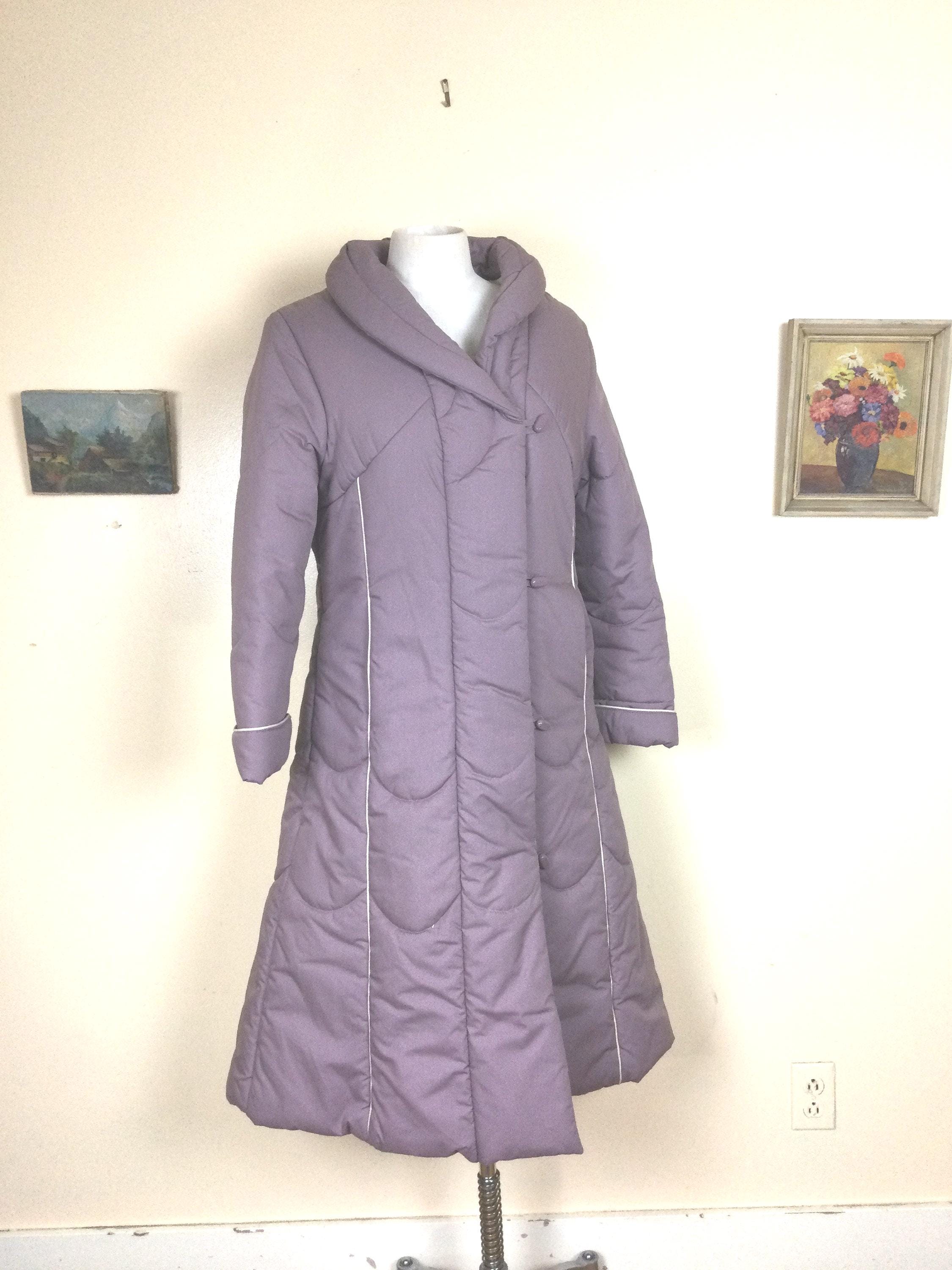 1980s Coat Long Womens Puffer - Etsy